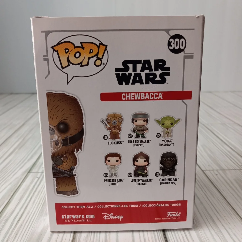 Star Wars Chewbacca Smugglers Bounty Exclusive Bobble Head Funko Pop #300